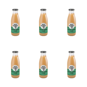 Bracia Sadownicy sok tłoczony 750 ml jabłko z miętą X6